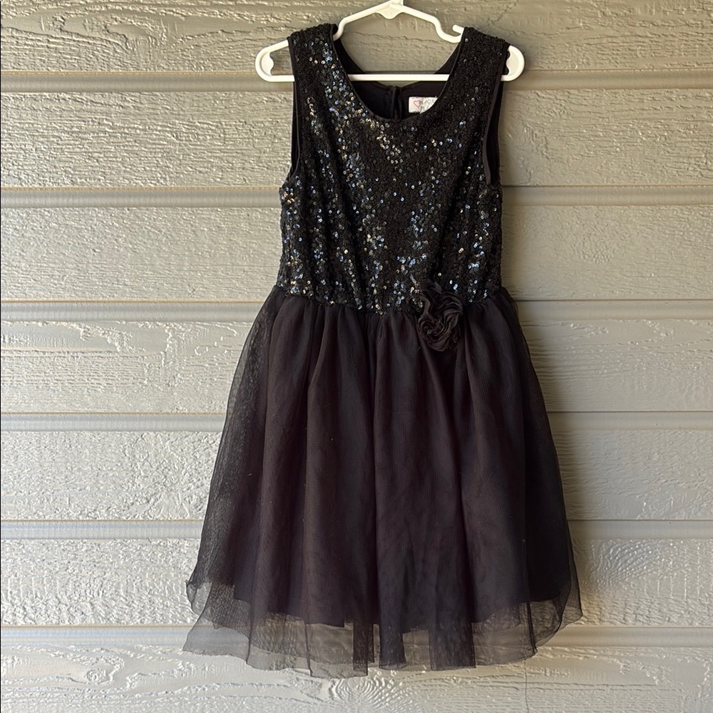 The Children's Place Black Sequin Dress